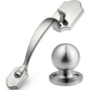 Voltstorm Lower Half Front Entry Handleset With Knob - Front Door Handle 304